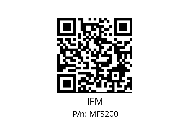   IFM MFS200