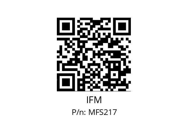   IFM MFS217