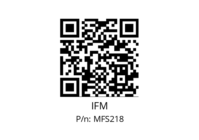   IFM MFS218