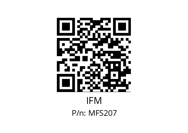   IFM MFS207