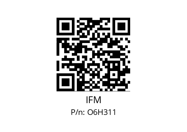   IFM O6H311