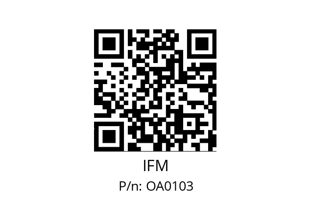   IFM OA0103