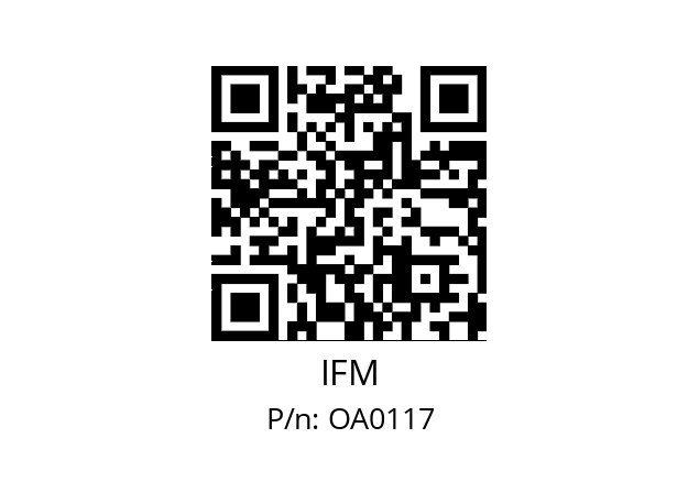   IFM OA0117