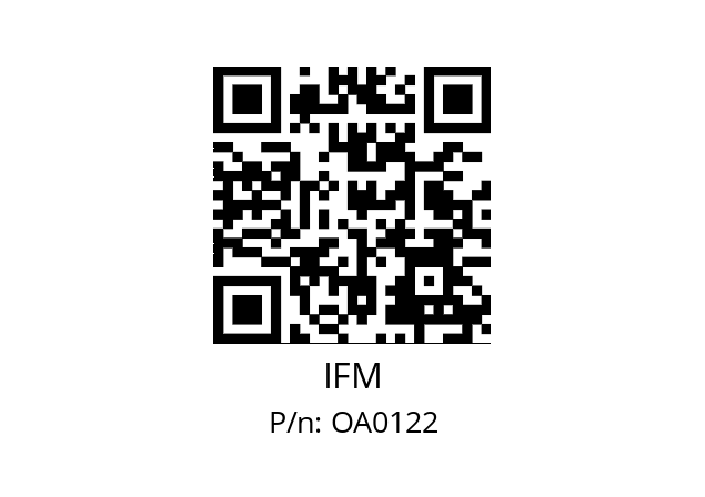   IFM OA0122