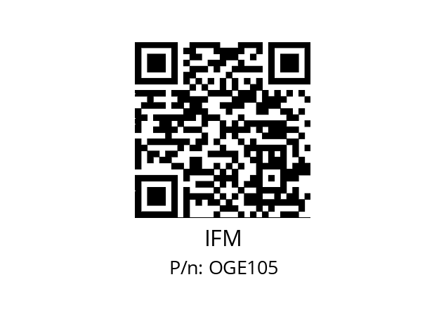   IFM OGE105