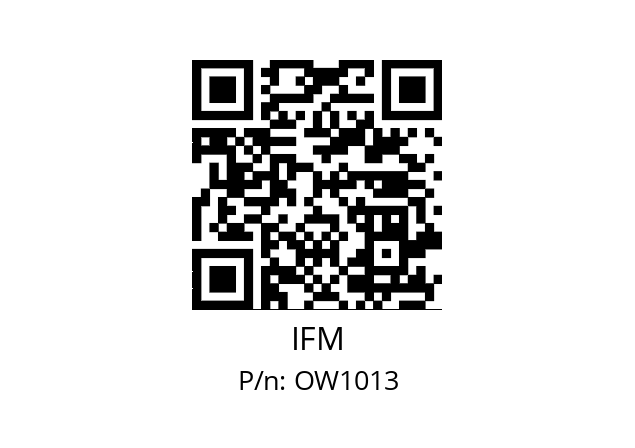   IFM OW1013