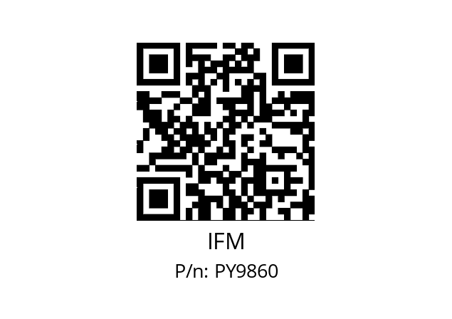   IFM PY9860