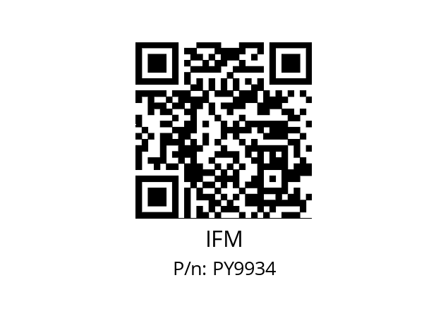   IFM PY9934