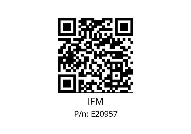   IFM Е20957