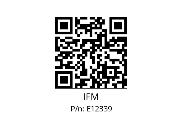   IFM Е12339