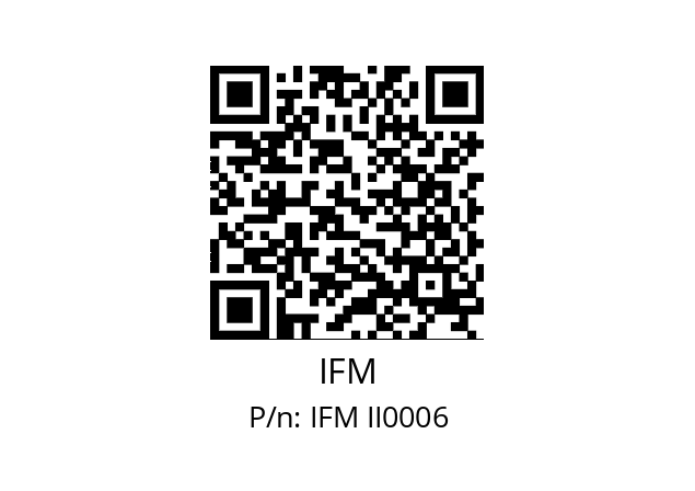   IFM IFM II0006