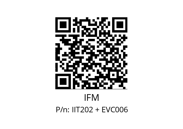   IFM IIT202 + EVC006