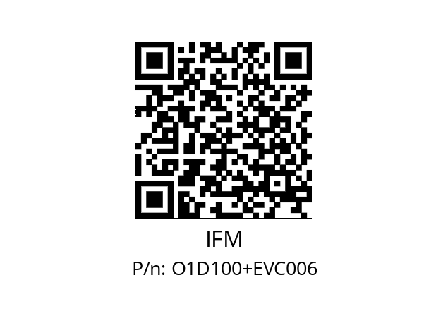   IFM O1D100+EVC006