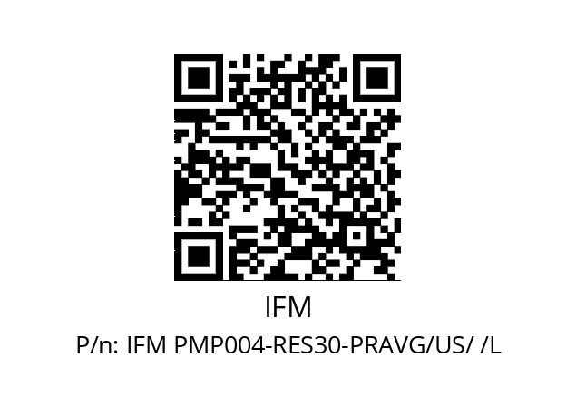   IFM IFM PMP004-RES30-PRAVG/US/ /L