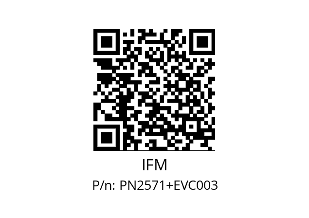   IFM PN2571+EVC003