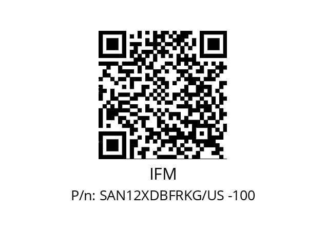   IFM SAN12XDBFRKG/US -100