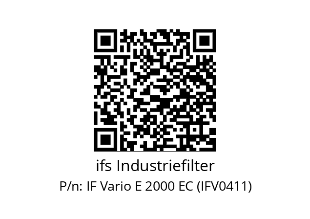   ifs Industriefilter IF Vario E 2000 EC (IFV0411)