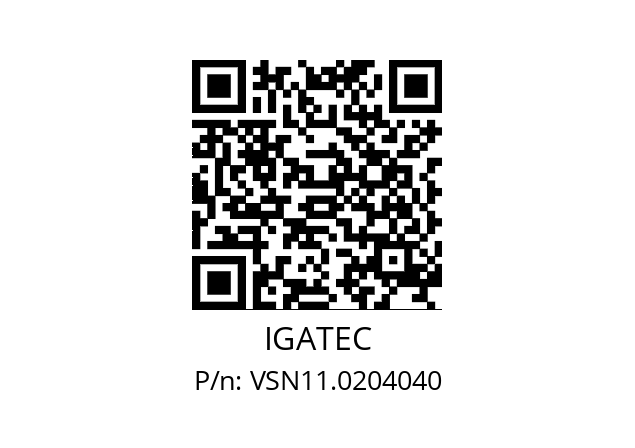   IGATEC VSN11.0204040