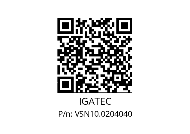   IGATEC VSN10.0204040