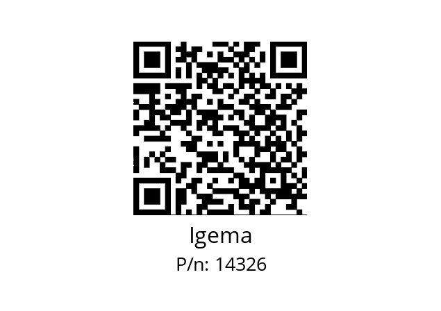   Igema 14326