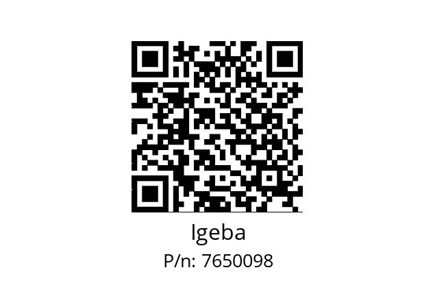   Igeba 7650098