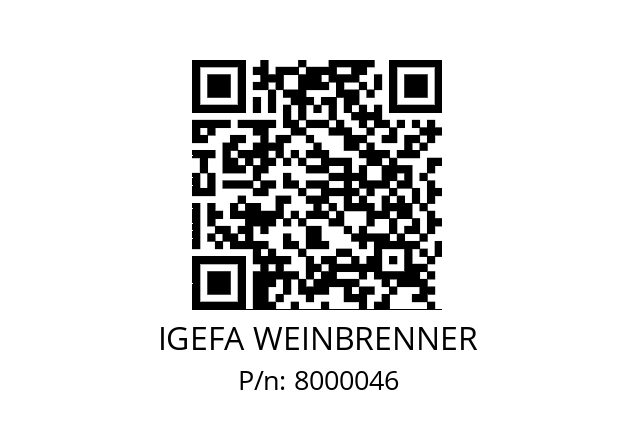   IGEFA WEINBRENNER 8000046