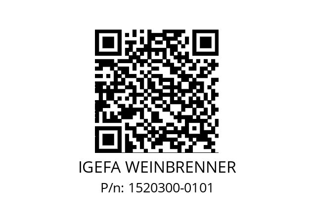   IGEFA WEINBRENNER 1520300-0101