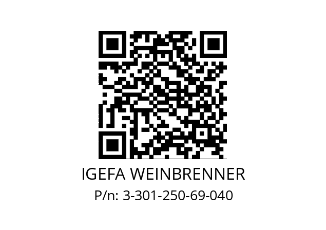   IGEFA WEINBRENNER 3-301-250-69-040