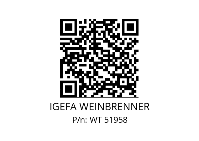   IGEFA WEINBRENNER WT 51958