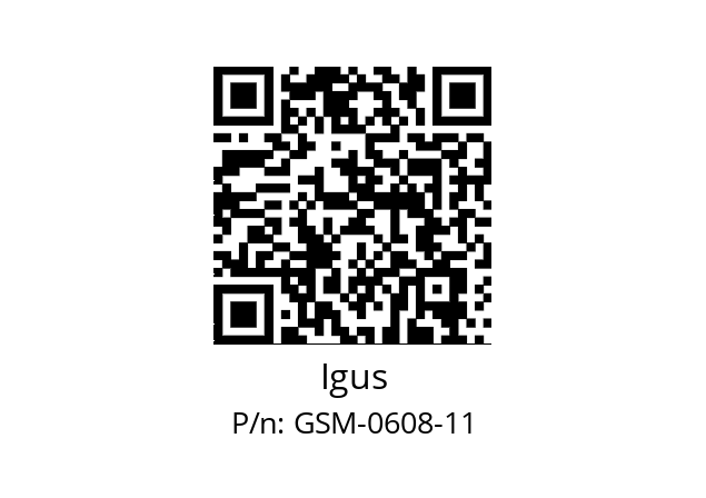   Igus GSM-0608-11