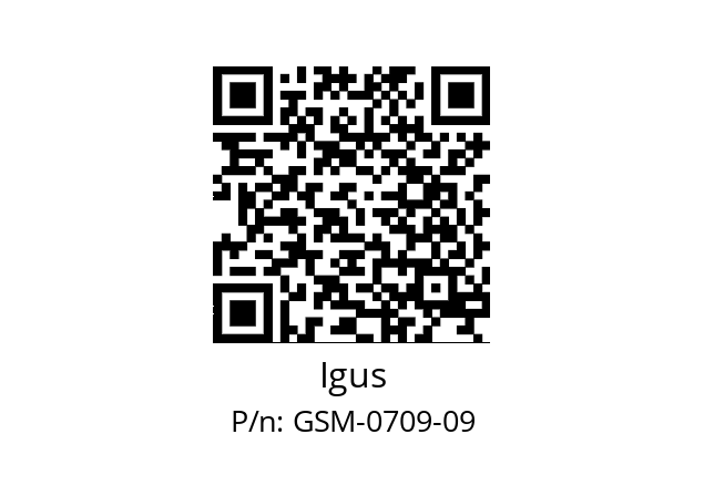   Igus GSM-0709-09