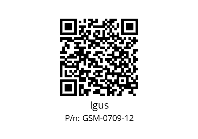   Igus GSM-0709-12