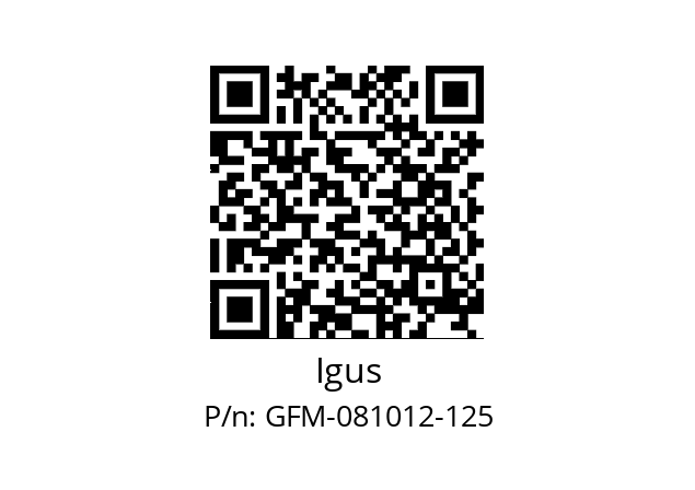   Igus GFM-081012-125