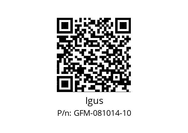   Igus GFM-081014-10