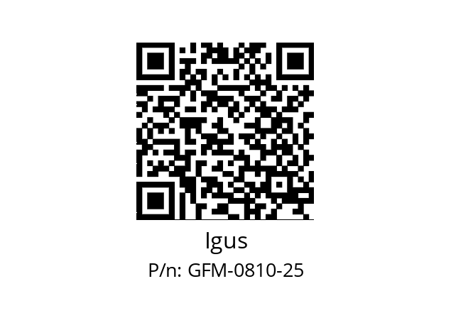   Igus GFM-0810-25