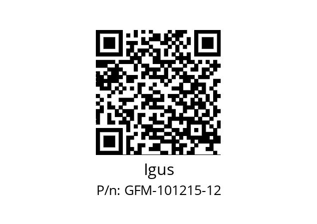   Igus GFM-101215-12