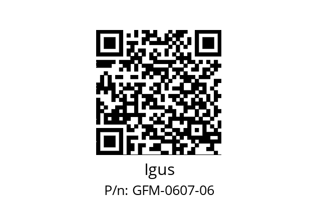   Igus GFM-0607-06