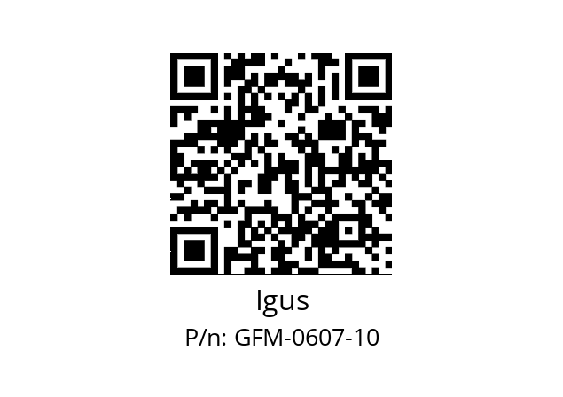   Igus GFM-0607-10