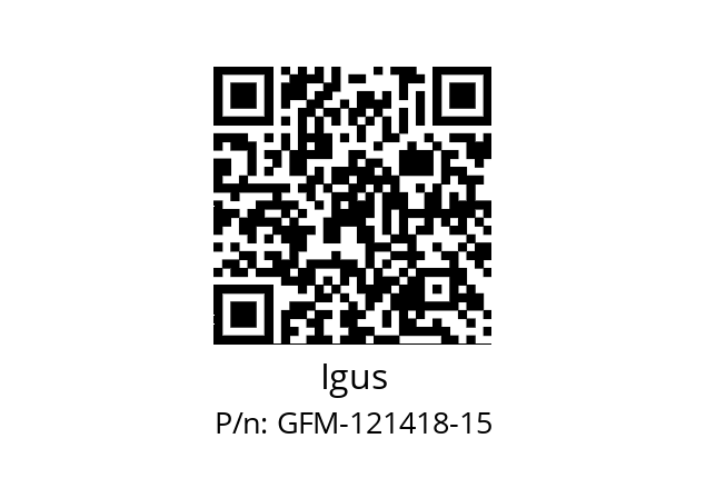   Igus GFM-121418-15