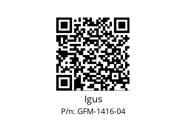   Igus GFM-1416-04