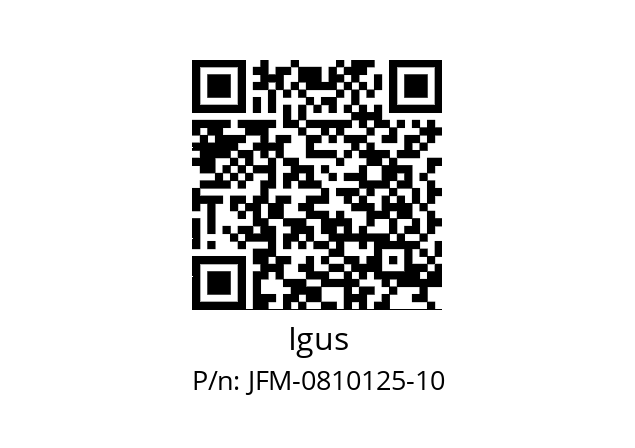   Igus JFM-0810125-10