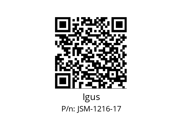   Igus JSM-1216-17