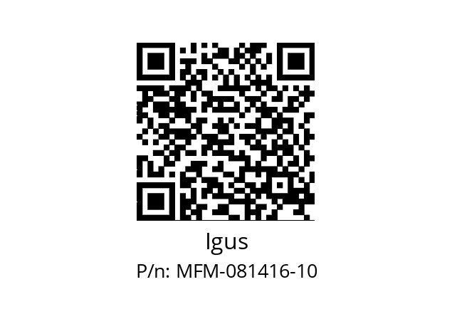   Igus MFM-081416-10