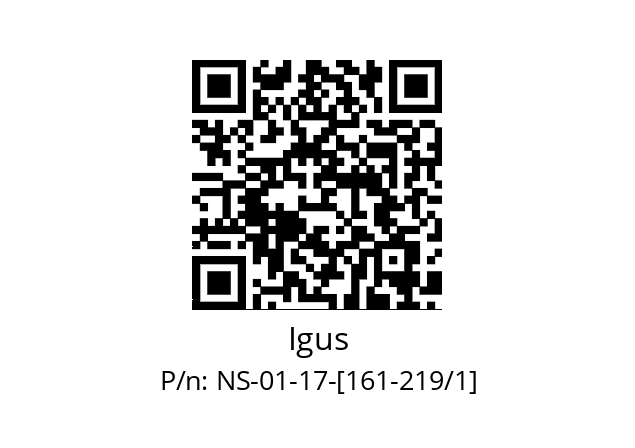   Igus NS-01-17-[161-219/1]