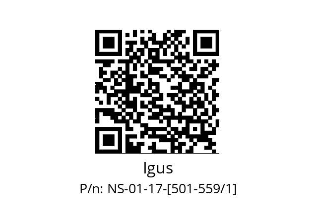   Igus NS-01-17-[501-559/1]