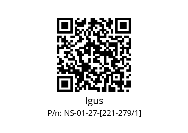   Igus NS-01-27-[221-279/1]