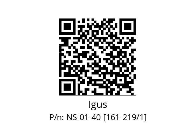   Igus NS-01-40-[161-219/1]