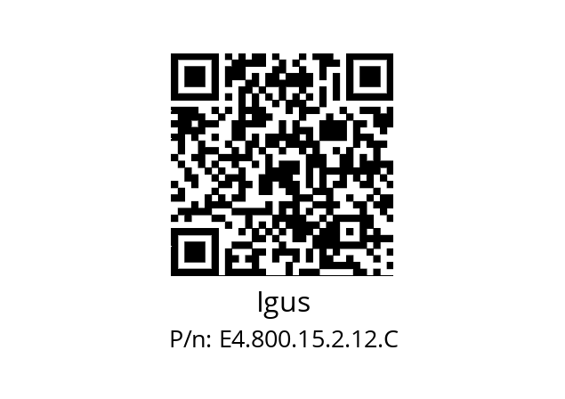   Igus E4.800.15.2.12.C