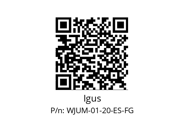   Igus WJUM-01-20-ES-FG