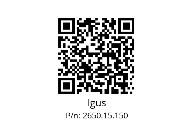   Igus 2650.15.150